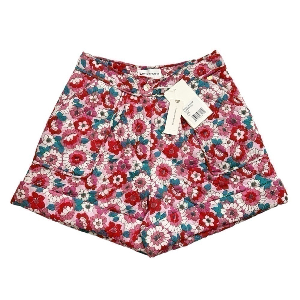 Anthropologie Antik Batik Blossom Quilted Short